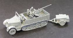 Sdkfz 7/2 8 Ton with Flak 36 37mm Ammo Trailor and crew